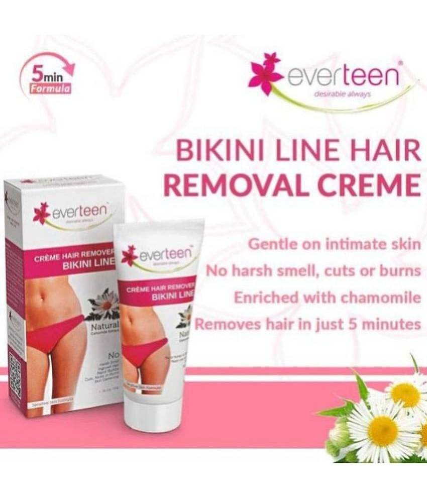 Everteen Hair Remover Creme for Bikini Line & Underarms, 50 g