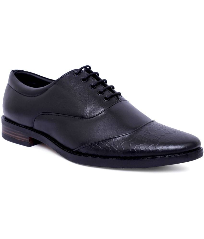     			Fashion Victim - Black Men's Oxford Formal Shoes
