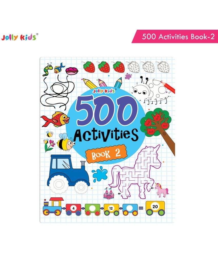 Jolly Kids Fun and Learn 500 Activities Book 2|Ages 3 - 8 years Thinking Skills Activities Books - Learning Counting, Spelling, Solve Puzzle Activities Jolly Kids Fun and Learn 500 Activities Book 2|Ages 3 - 8 years Thinking Skills Activities Books - Learning Counting, Spelling, Solve Puzzle Activities