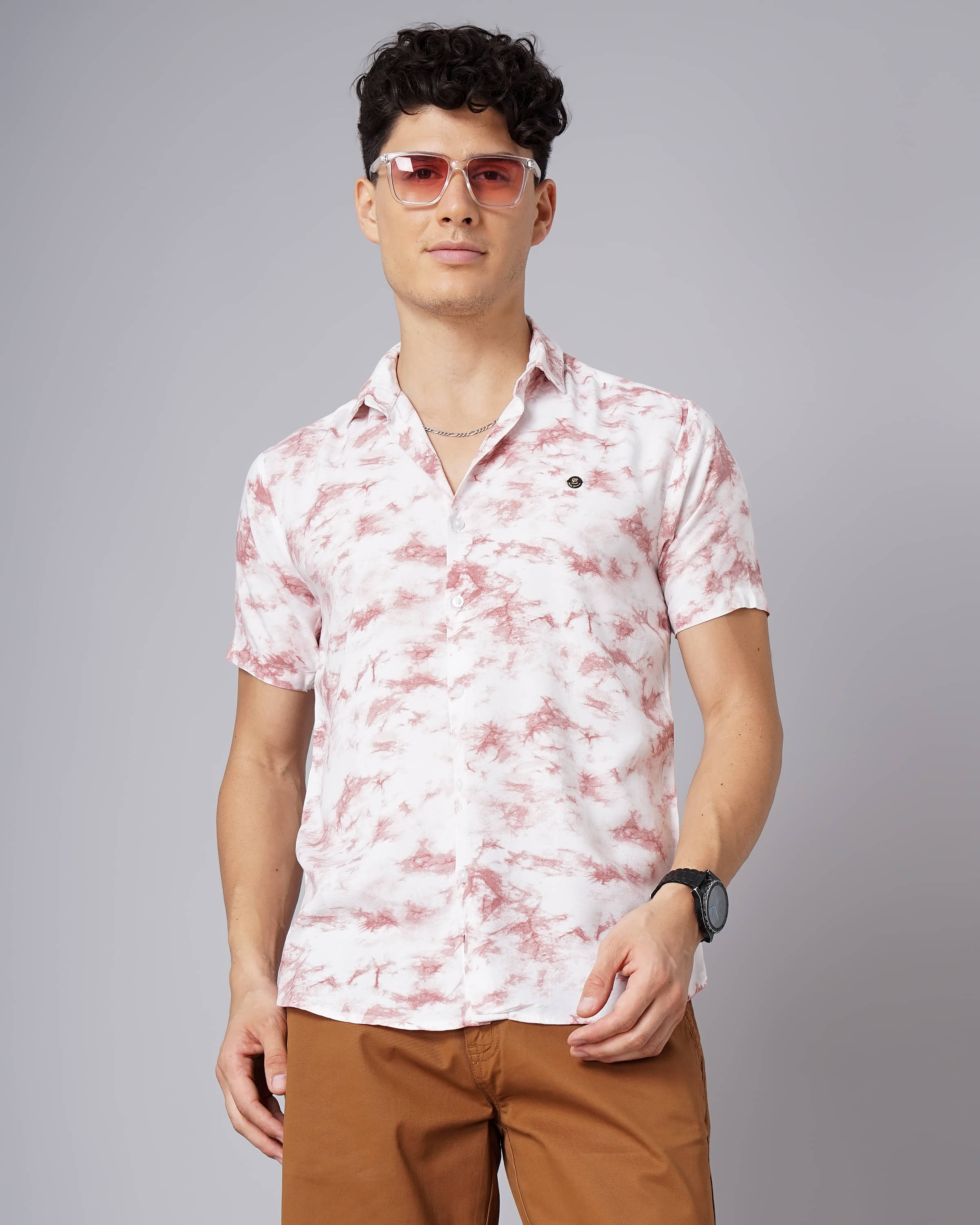 Paul Street - Red Rayon Slim Fit Men's Casual Shirt ( Pack of 1 ) Paul Street - Red Rayon Slim Fit Men's Casual Shirt ( Pack of 1 )