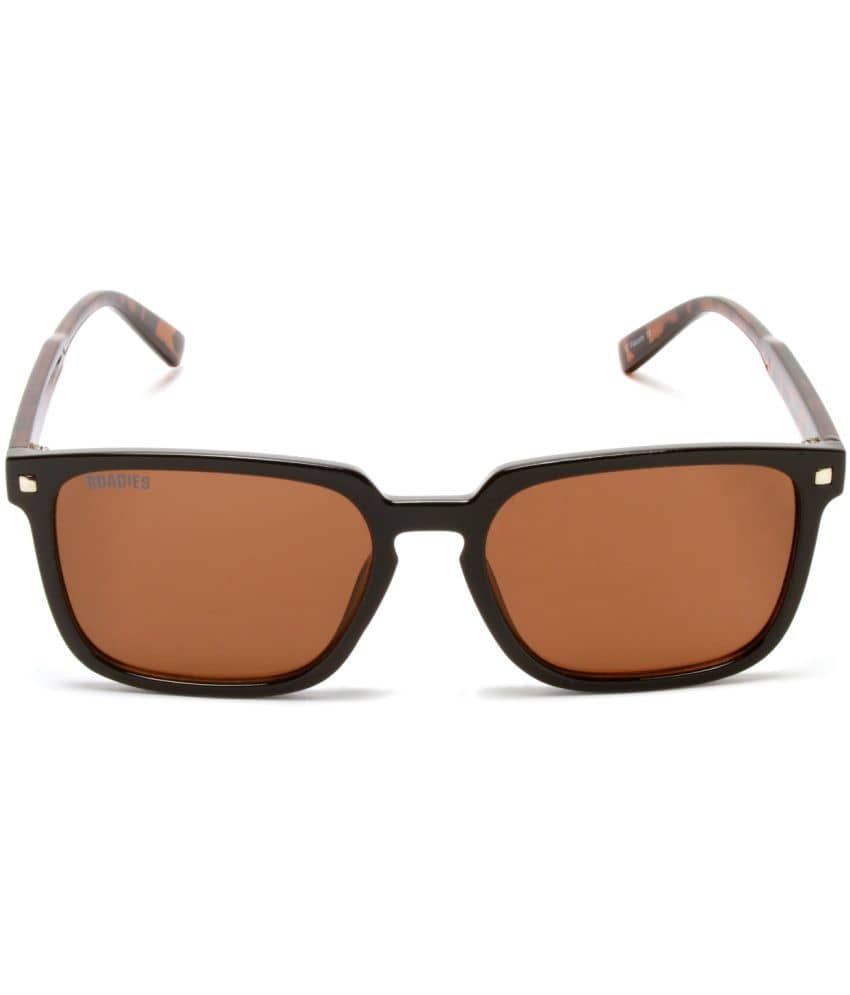 Roadies - Brown Rectangular Sunglasses ( Pack of 1 ) - Sunglasses | Buy online on ZillyBuy