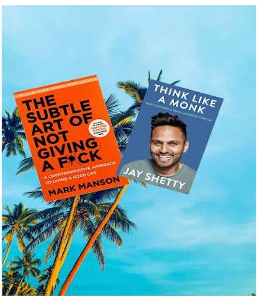 Think Like A Monk + The Subtle Art Of Not Giving A F… (Paperback, Jay Shetty, Mark Manson) - Stationery | Buy online on ZillyBuy