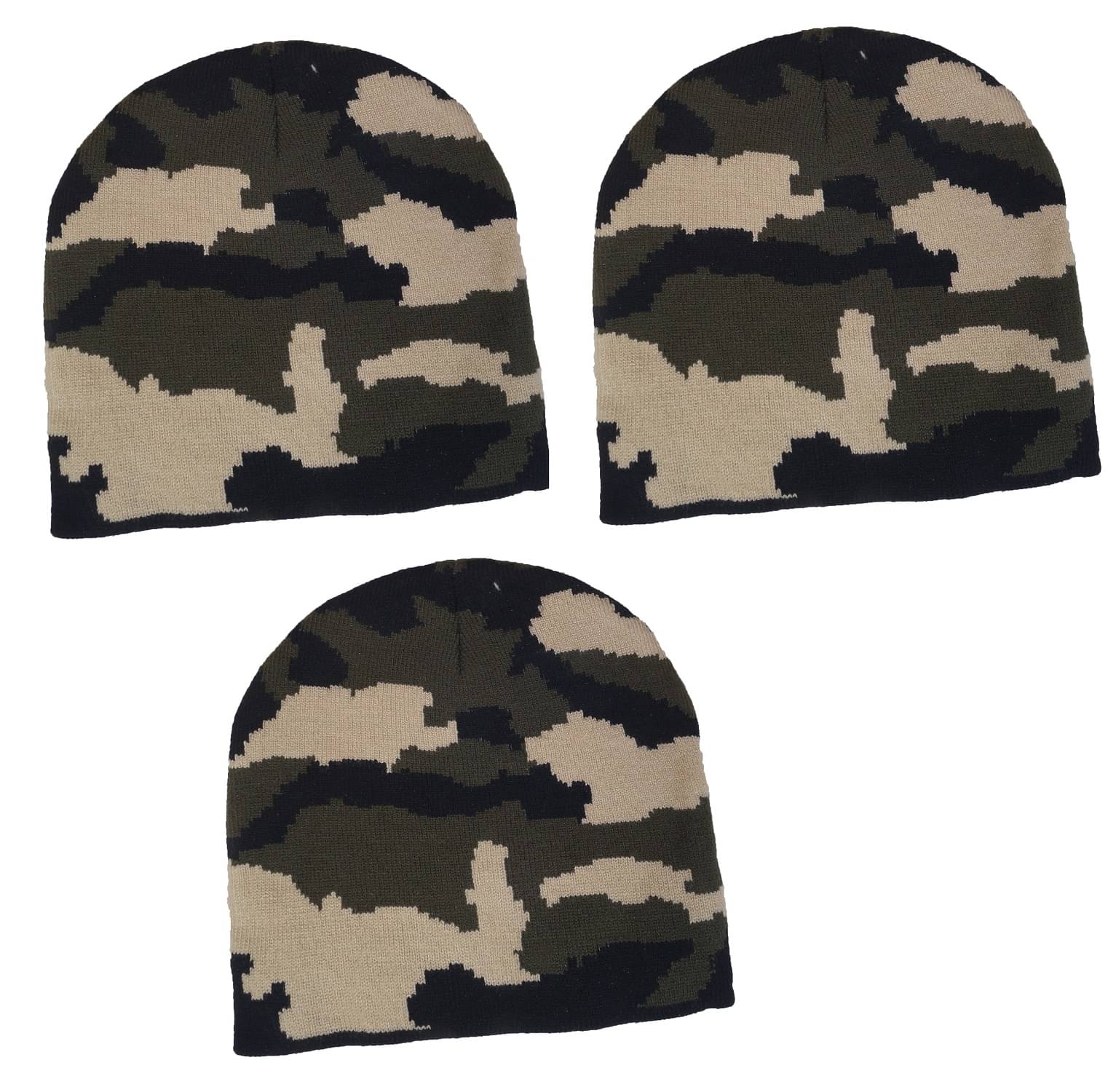 Zacharias - Multi Woollen Men's Cap ( Pack of 3 ) Zacharias - Multi Woollen Men's Cap ( Pack of 3 )