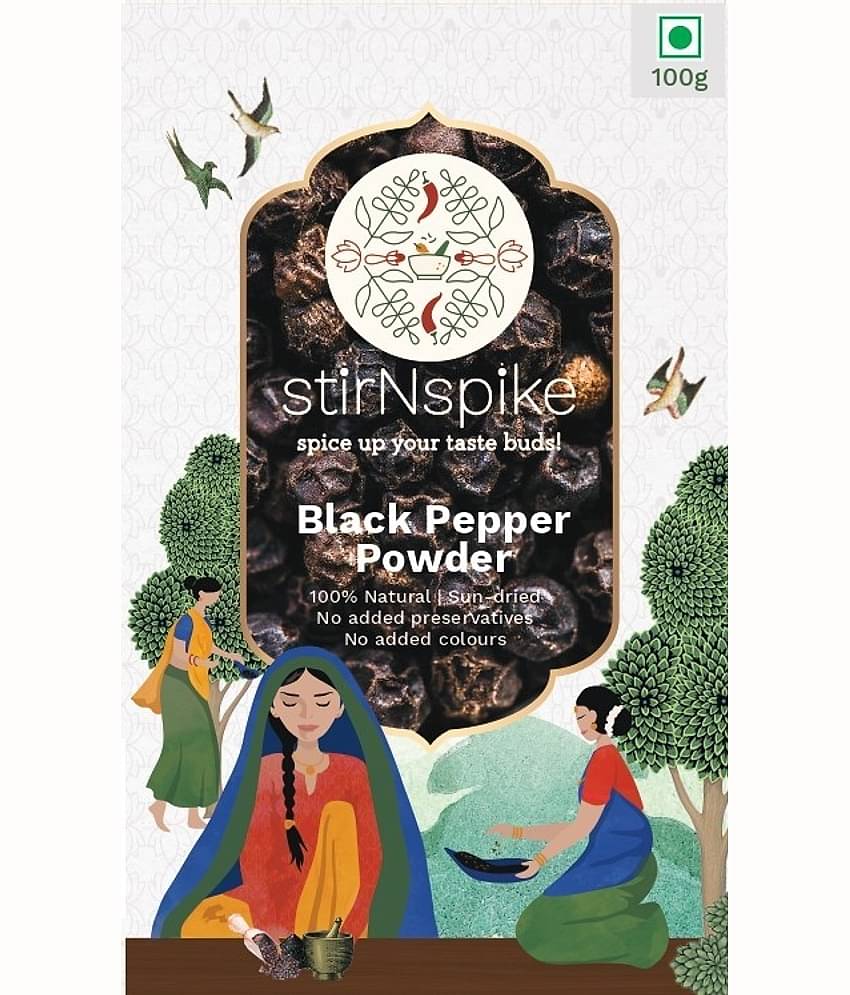 stirNspike - 100 gm Kali Mirch (Pepper) ( Pack of 1 )