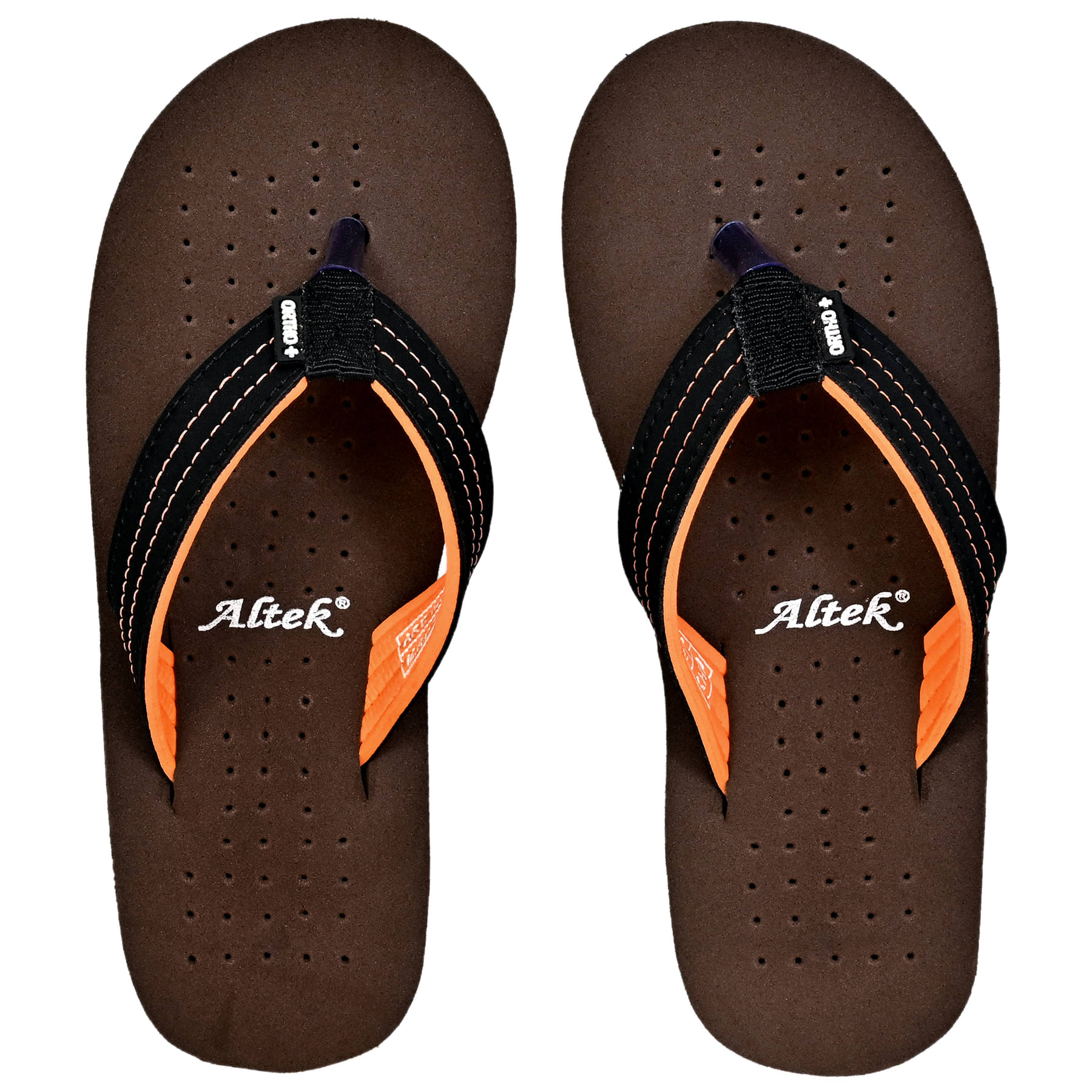     			Altek - Brown Women's Thong Flip Flop