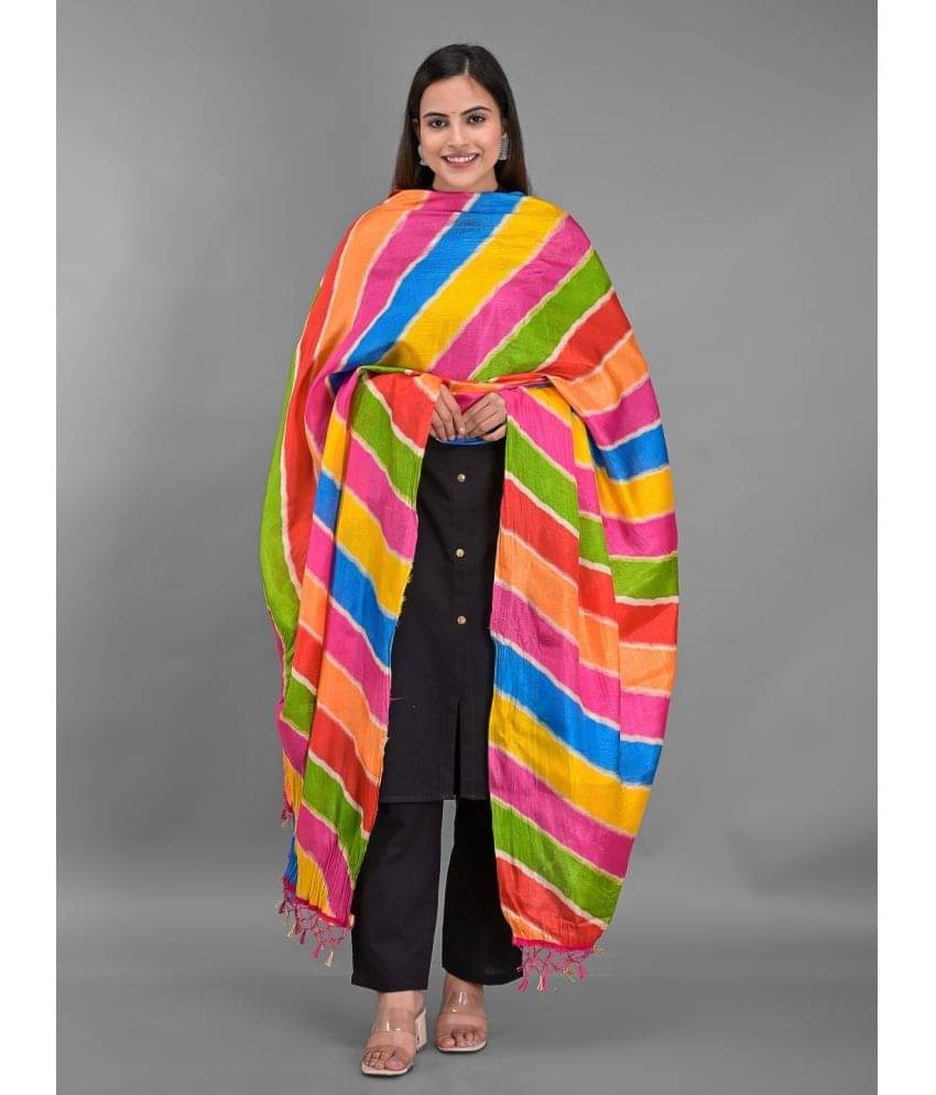     			Apratim - Multicoloured Silk Women's Dupatta - ( Pack of 1 )