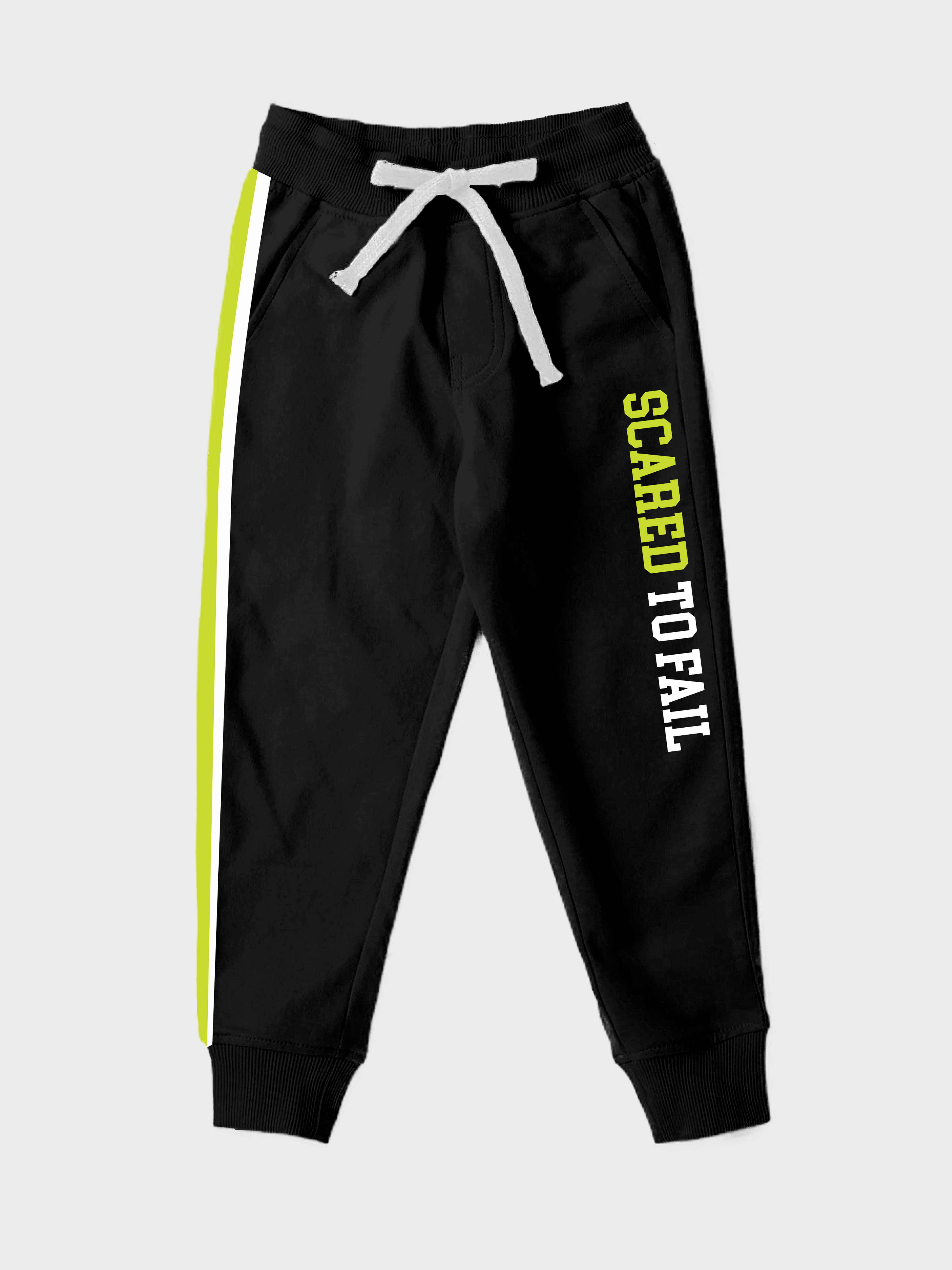     			CODEZ Pack of 1 Boys Cotton Trackpant ( Black )