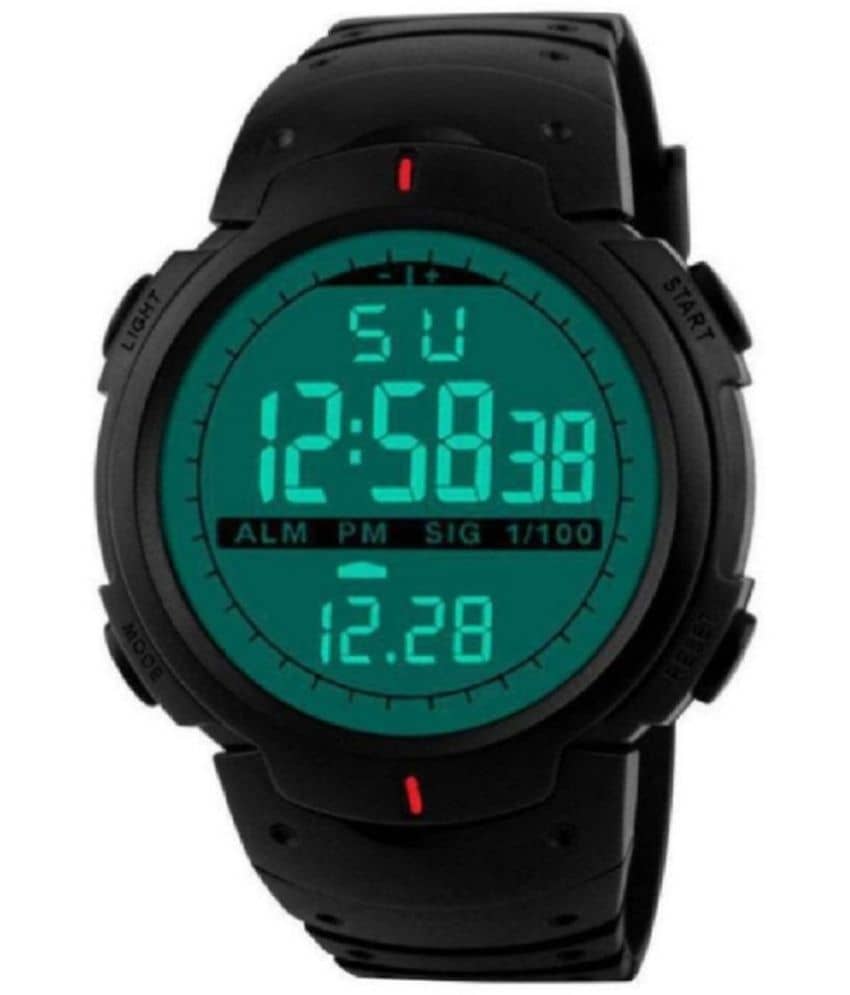 DECLASSE - Black PU Digital Men's Watch