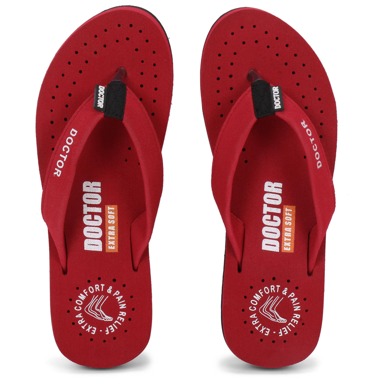     			DOCTOR EXTRA SOFT - Maroon Women's Thong Flip Flop