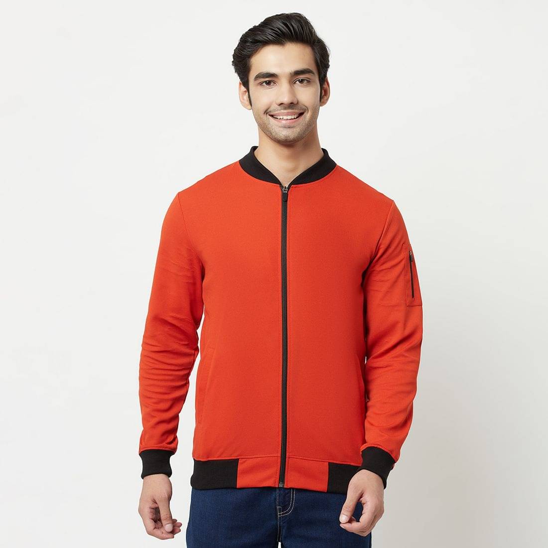     			Glito - Orange Polyester Relaxed Fit Men's Casual Jacket ( Pack of 1 )