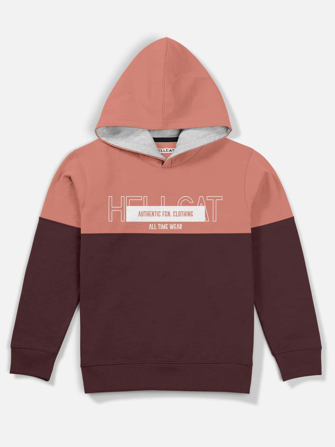     			HELLCAT Trendy Multicolor Hoodie Sweatshirt for Girls