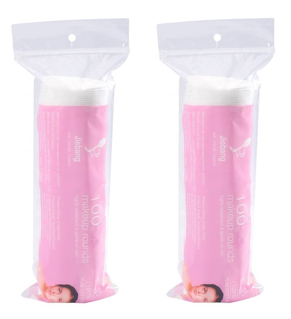     			Lenon Cotton Pads (100 pc (Pack of 2)) Makeup Remover Cotton Pads 50 g