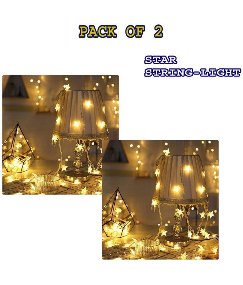     			MIRADH - Yellow 5Mtr String Light ( Pack of 2 )