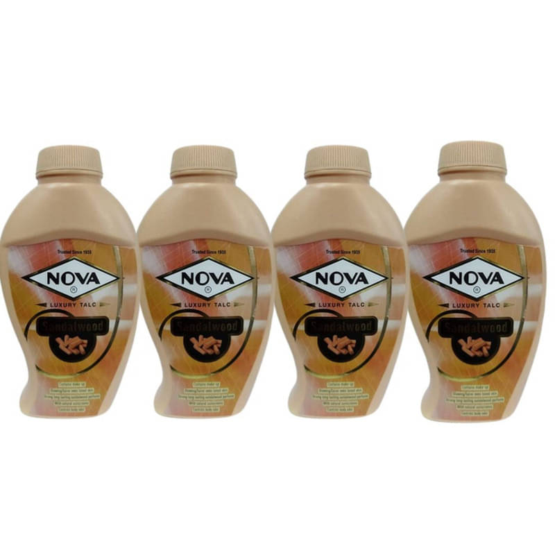     			NOVA NOVA Sandalwood Talc3 Talc 400 gm Pack of 4