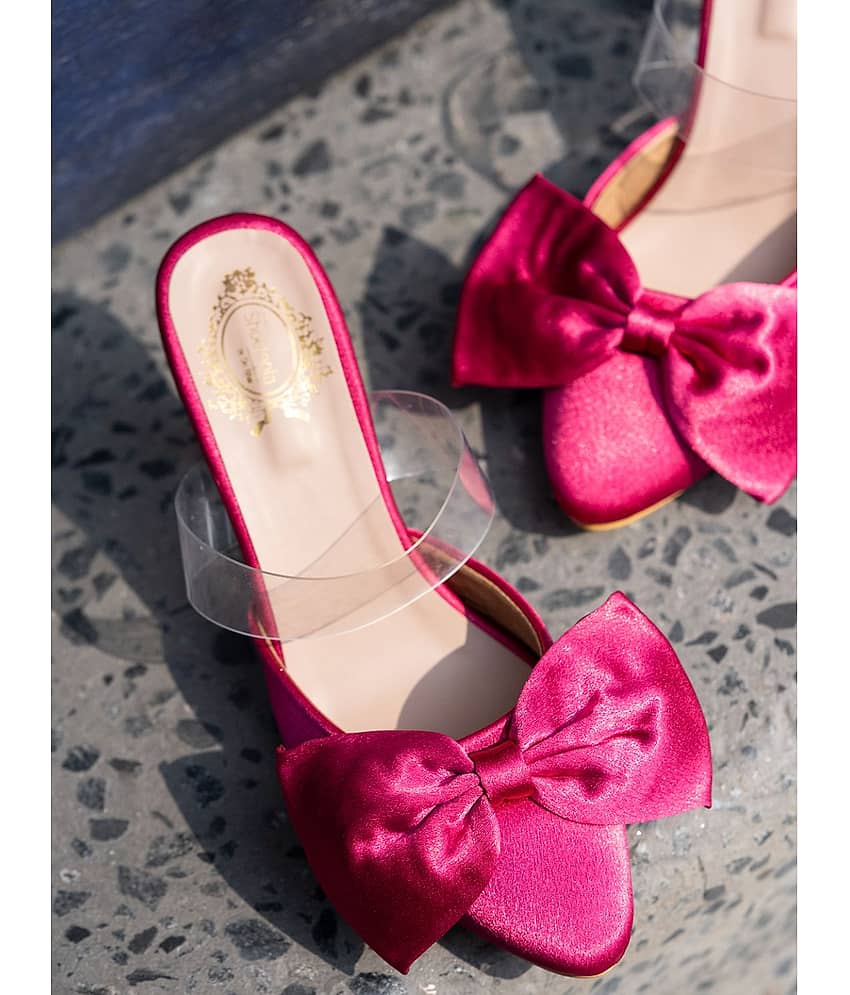 Shoetopia Pink Women's Pumps Heels - Heels | Buy online on ZillyBuy