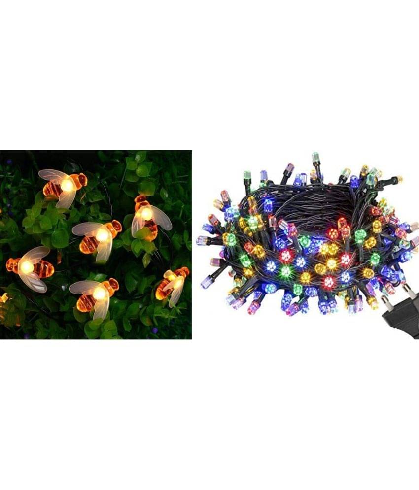     			THRIFTKART - Multicolor 3Mtr String Light ( Pack of 2 )