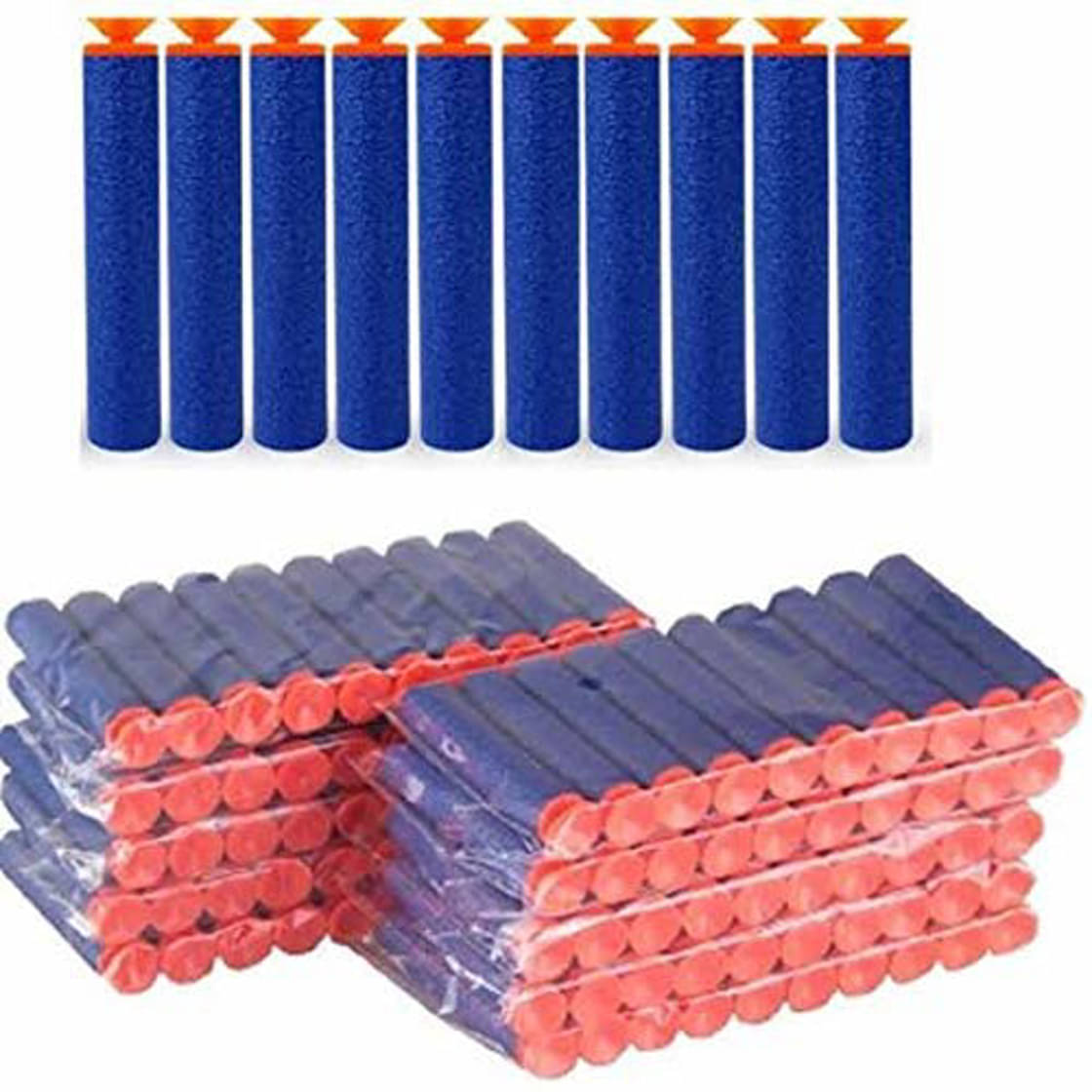     			Toy Cloud Hot Fire Gun Bullet Soft Foam Dart for Nerf Gun Refill Pack 50 Pcs Sticky Head Darts for Nerf Guns