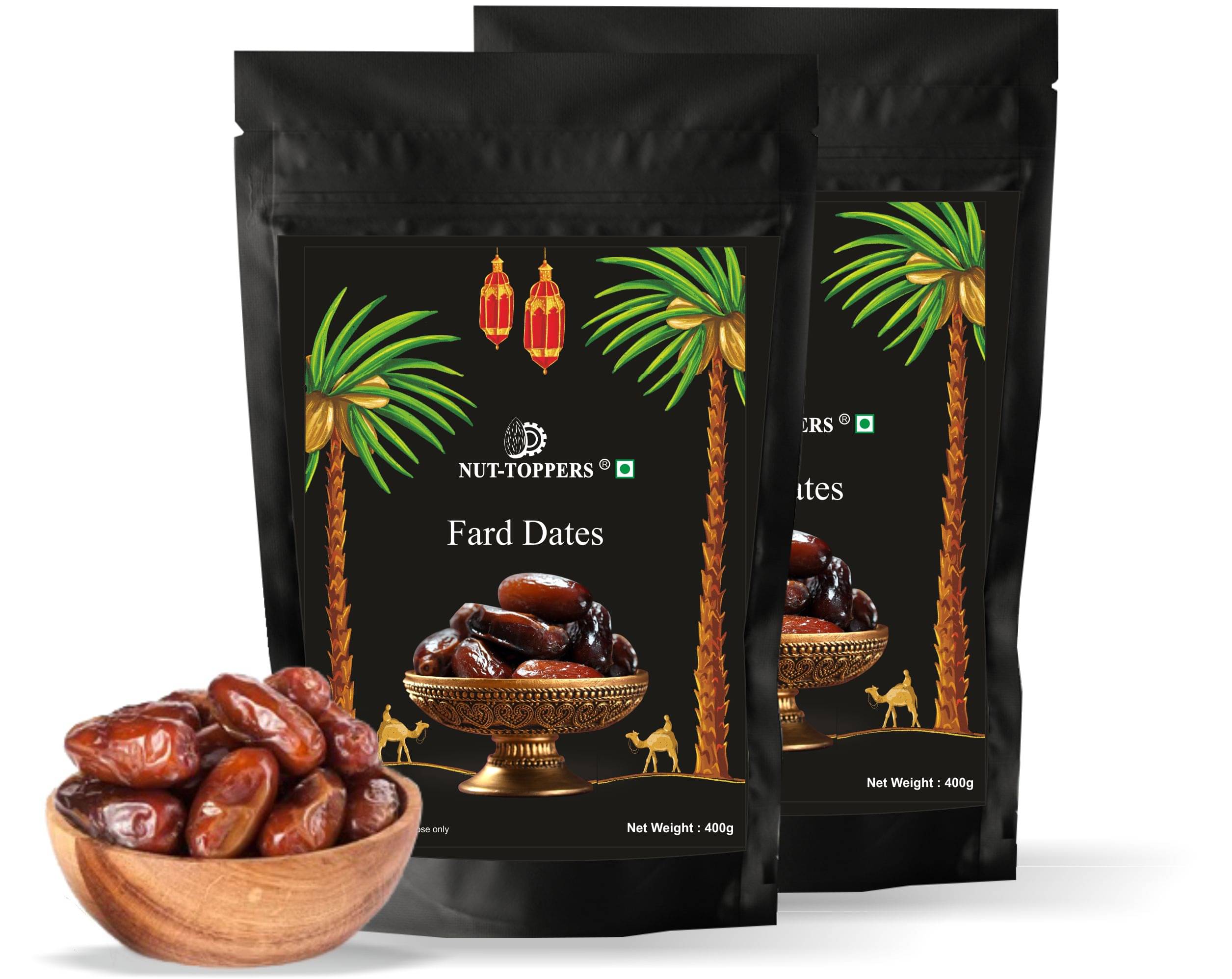     			Nut Toppers Fard Dates, 800g (400g x2)