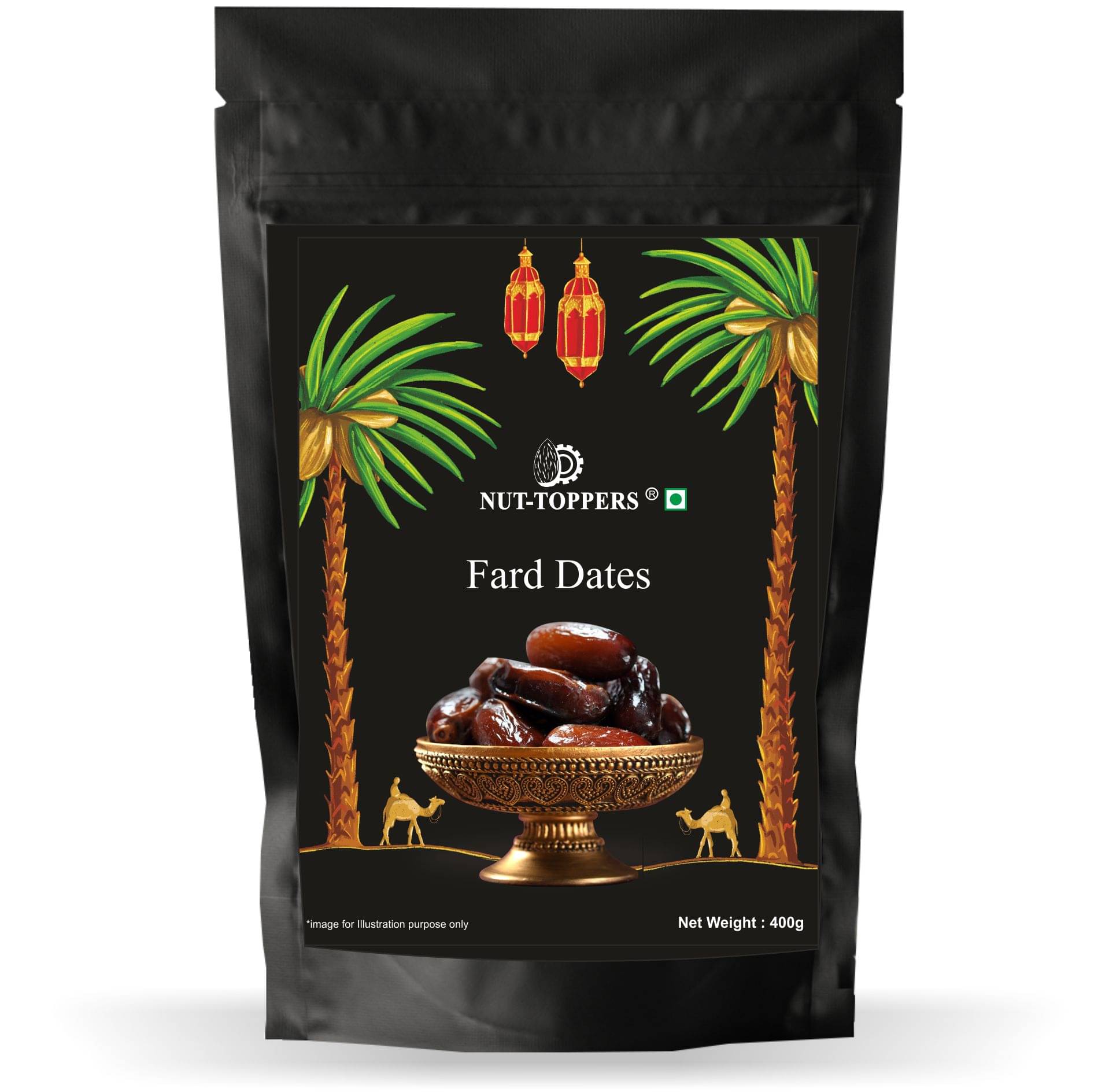     			Nut Toppers fard Dates Dry Fruits, 400g