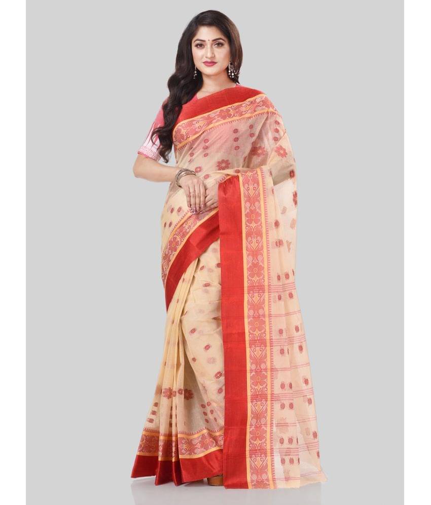     			Desh Bidesh Cotton Printed Saree Without Blouse Piece ( Multicolour )