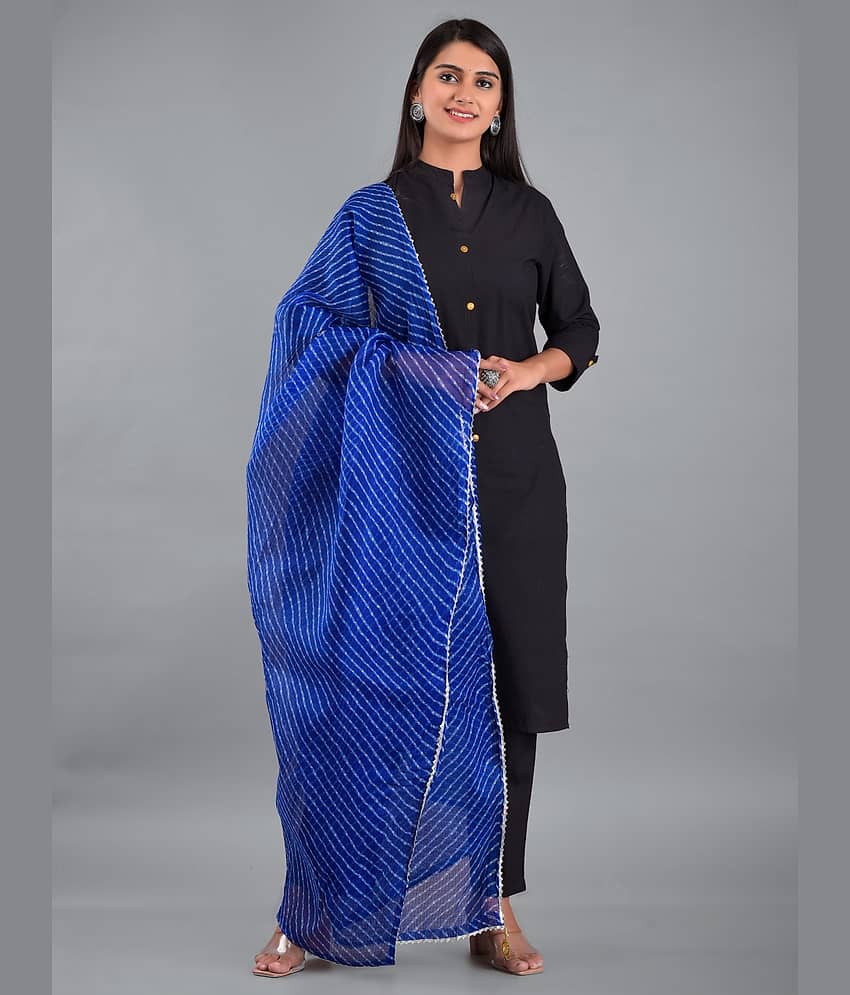 Apratim - Blue Cotton Women's Dupatta - ( Pack of 1 ) - Dupattas & Shawls | Buy online on ZillyBuy