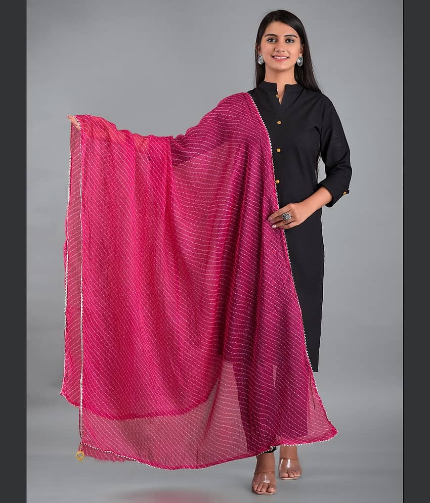 Apratim - Pink Cotton Women's Dupatta - ( Pack of 1 ) - Dupattas & Shawls | Buy online on ZillyBuy