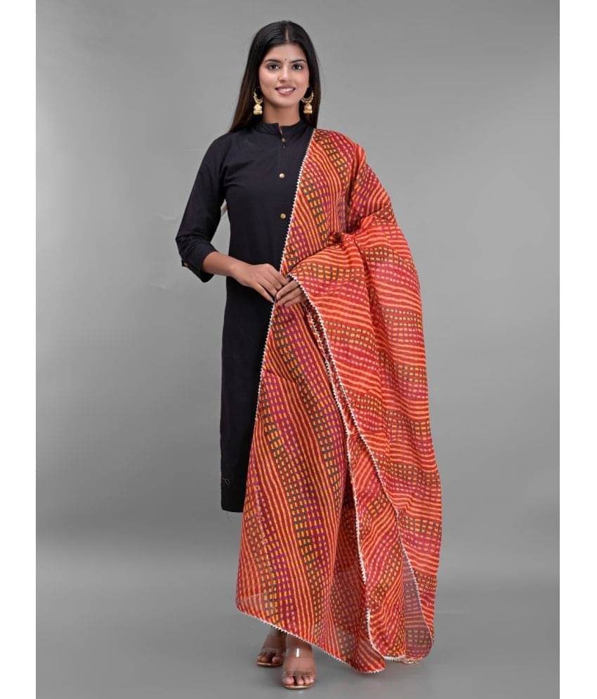     			Apratim - Red Cotton Women's Dupatta - ( Pack of 1 )