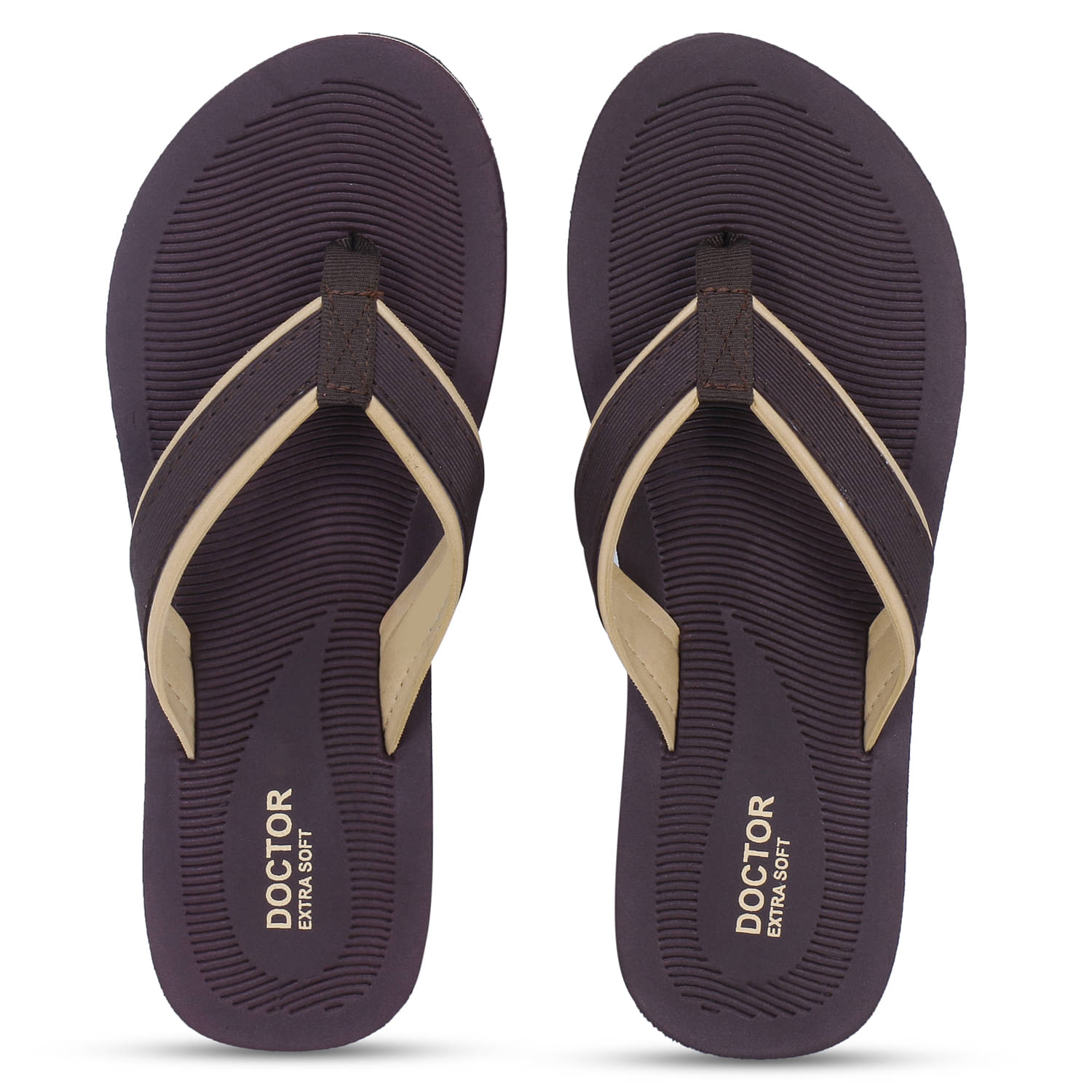     			DOCTOR EXTRA SOFT - Brown Women's Thong Flip Flop