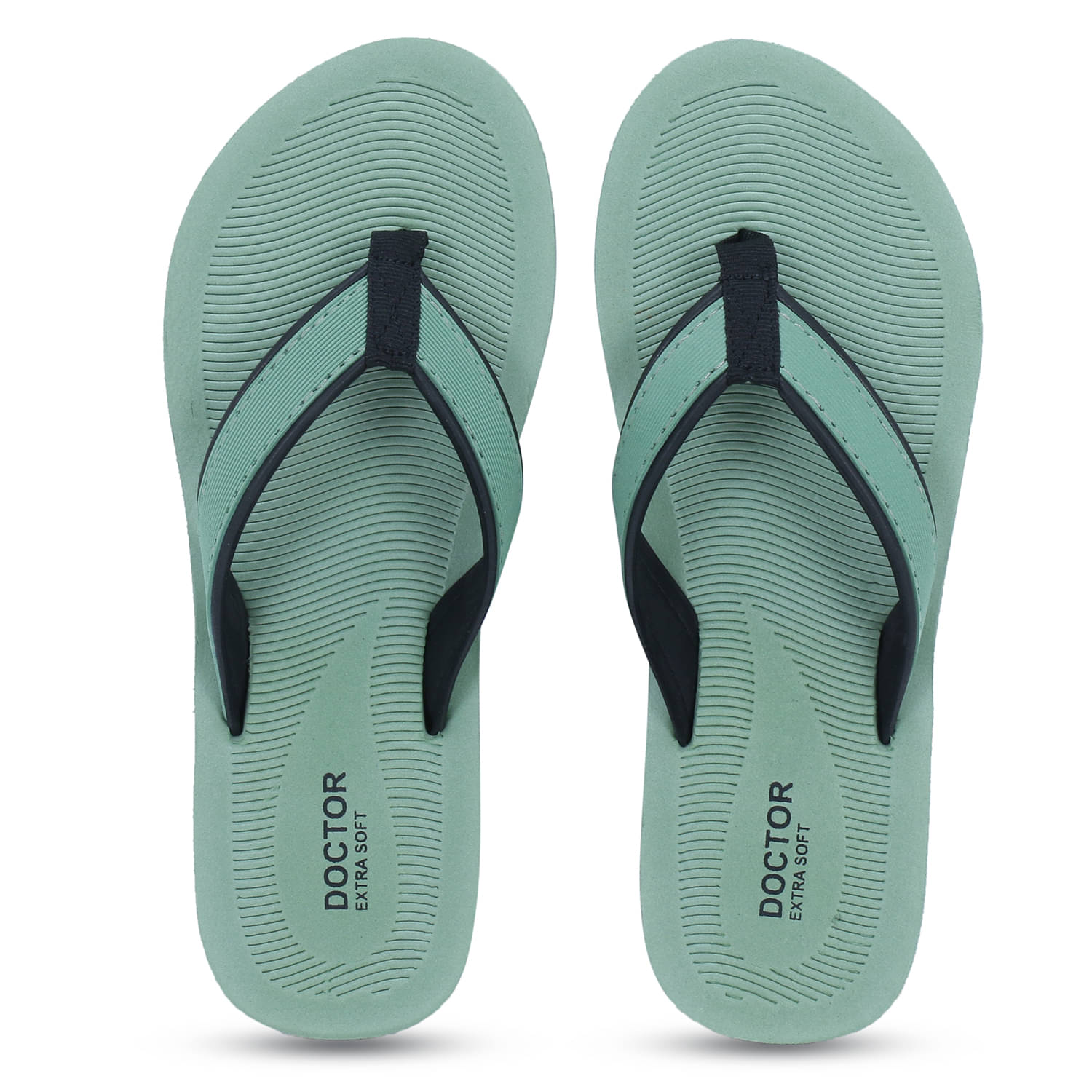    			DOCTOR EXTRA SOFT - Green Women's Thong Flip Flop