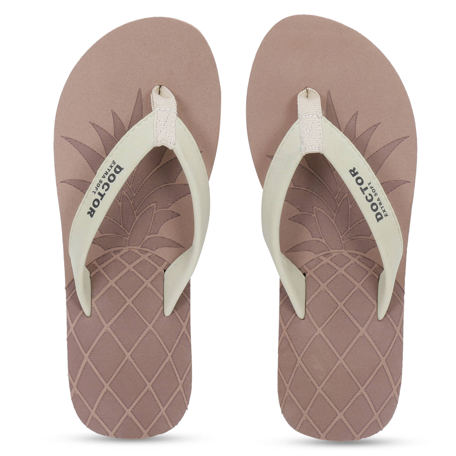     			DOCTOR EXTRA SOFT - Khaki Women's Thong Flip Flop