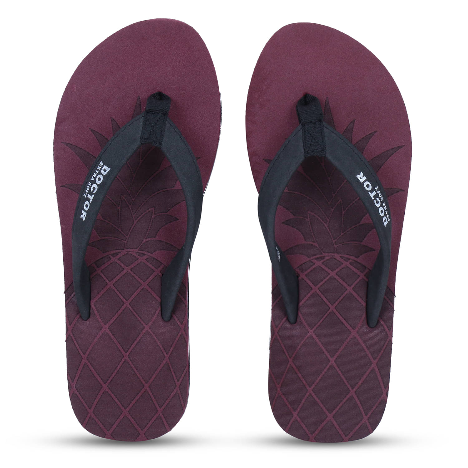     			DOCTOR EXTRA SOFT - Maroon Women's Thong Flip Flop