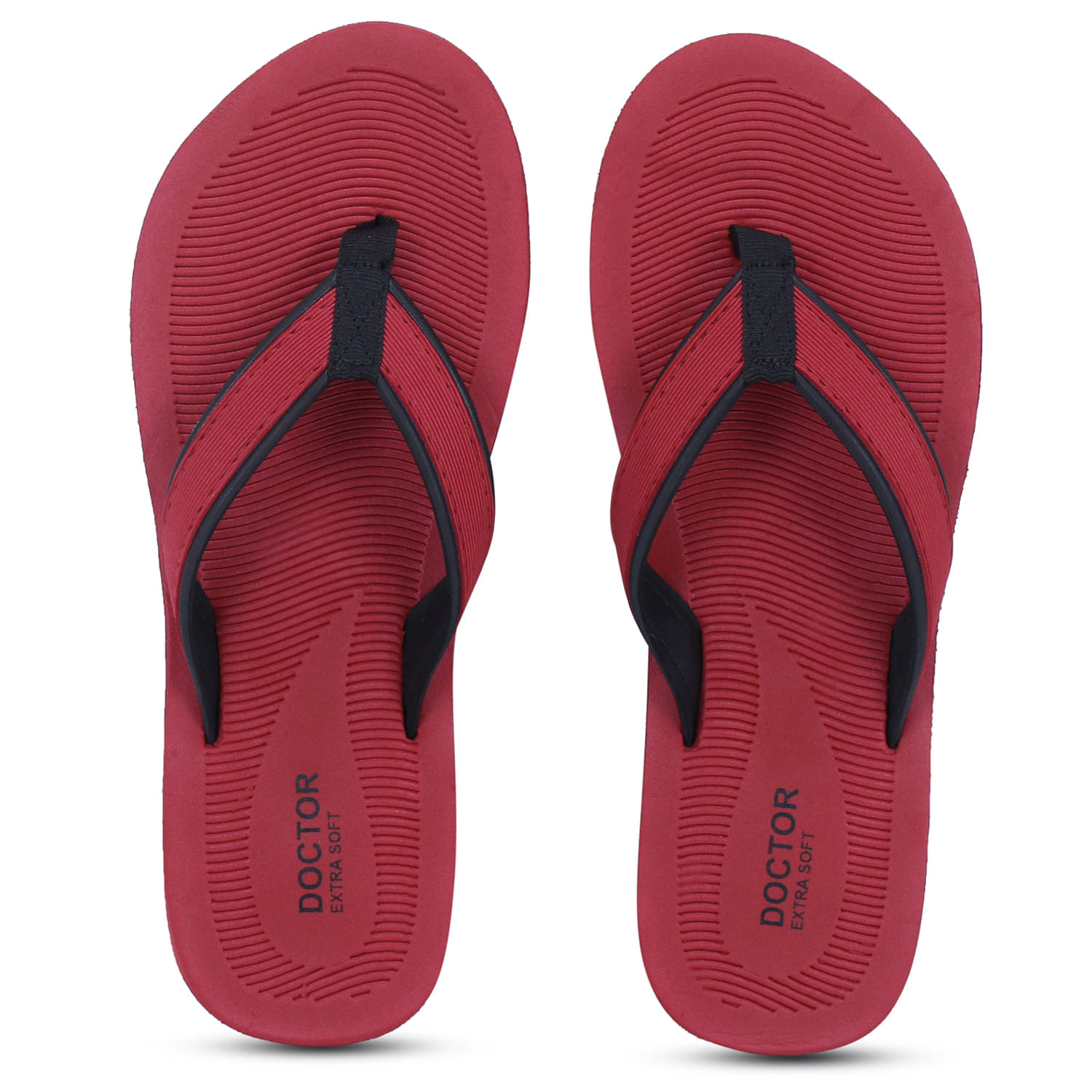 DOCTOR EXTRA SOFT - Maroon Women's Thong Flip Flop DOCTOR EXTRA SOFT - Maroon Women's Thong Flip Flop