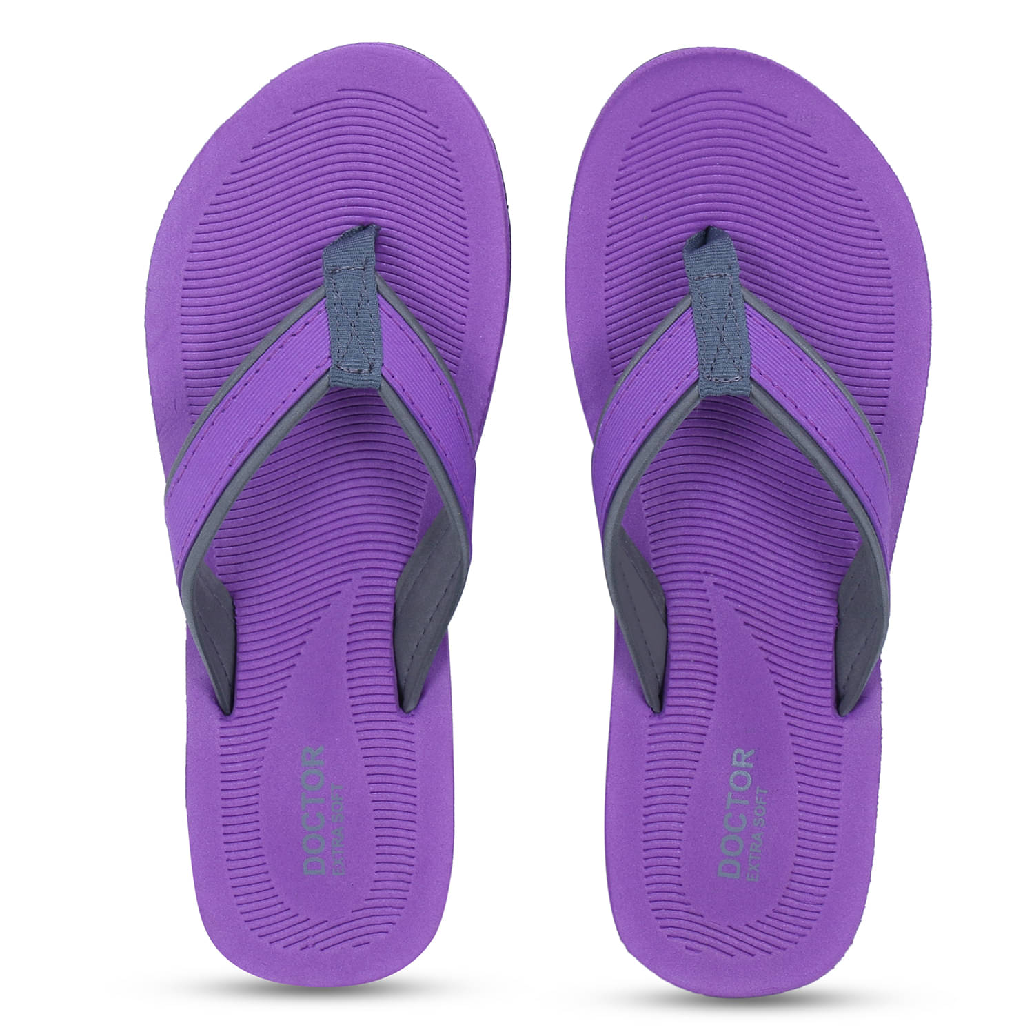 DOCTOR EXTRA SOFT - Purple Women's Thong Flip Flop DOCTOR EXTRA SOFT - Purple Women's Thong Flip Flop