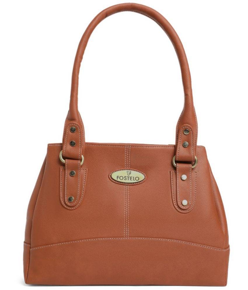     			Fostelo Handheld PU Set of 1 ( Tan )