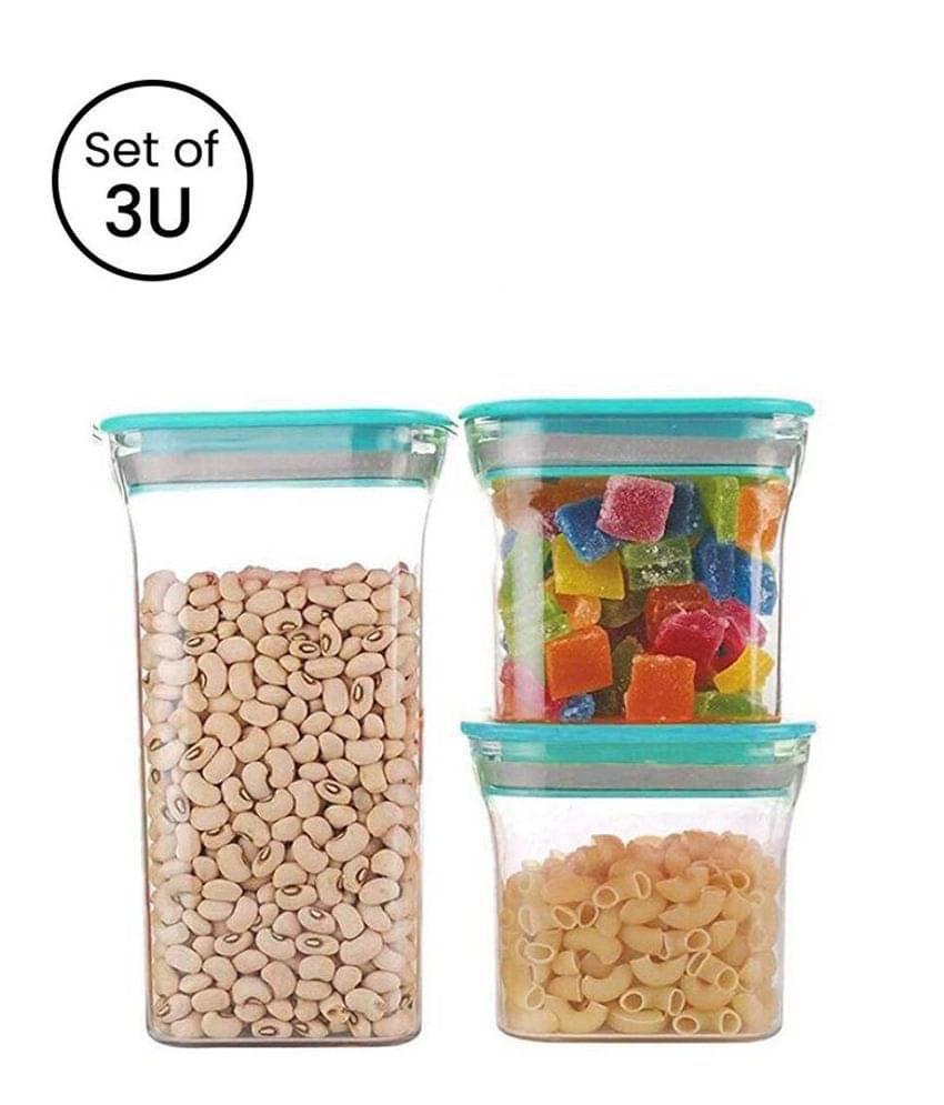     			iview kitchenware Multi-Purpose Container 1100mlx1,550mlx2,Sky Blue Lid (3U)