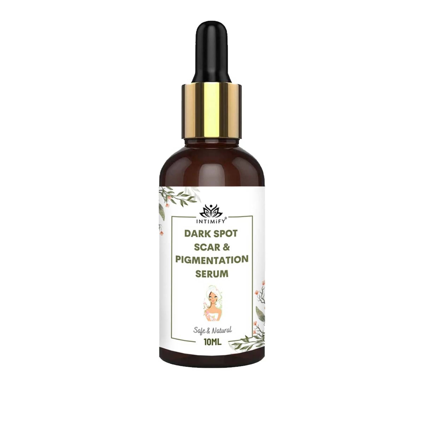 Intimify Dark Spot Scar & Pigmentation Serum, for Skin Brightening, anti acne serum, 10 ml Intimify Dark Spot Scar & Pigmentation Serum, for Skin Brightening, anti acne serum, 10 ml