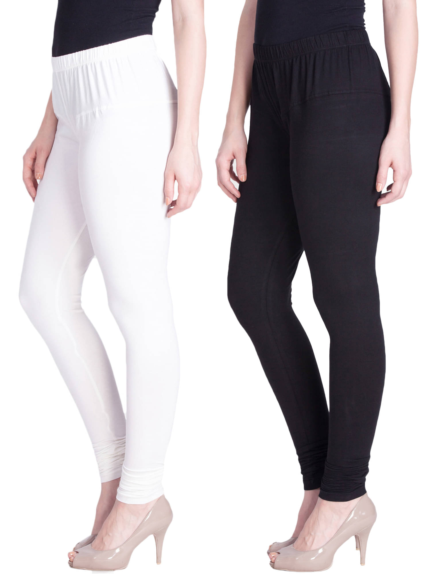     			LYRA - Multicolor Cotton Women's Leggings ( Pack of 2 )
