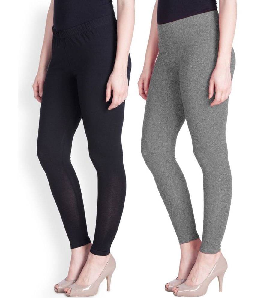     			LYRA - Multicolor Cotton Women's Churidar ( Pack of 2 )