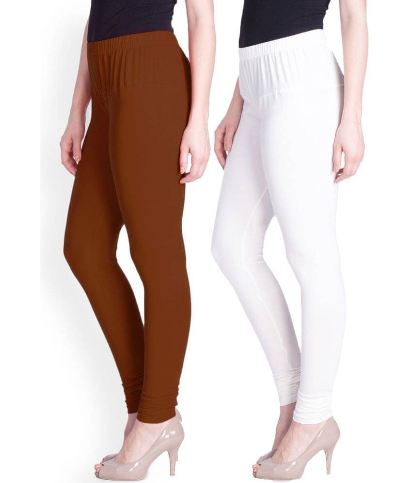     			LYRA - Multicolor Cotton Women's Leggings ( Pack of 2 )