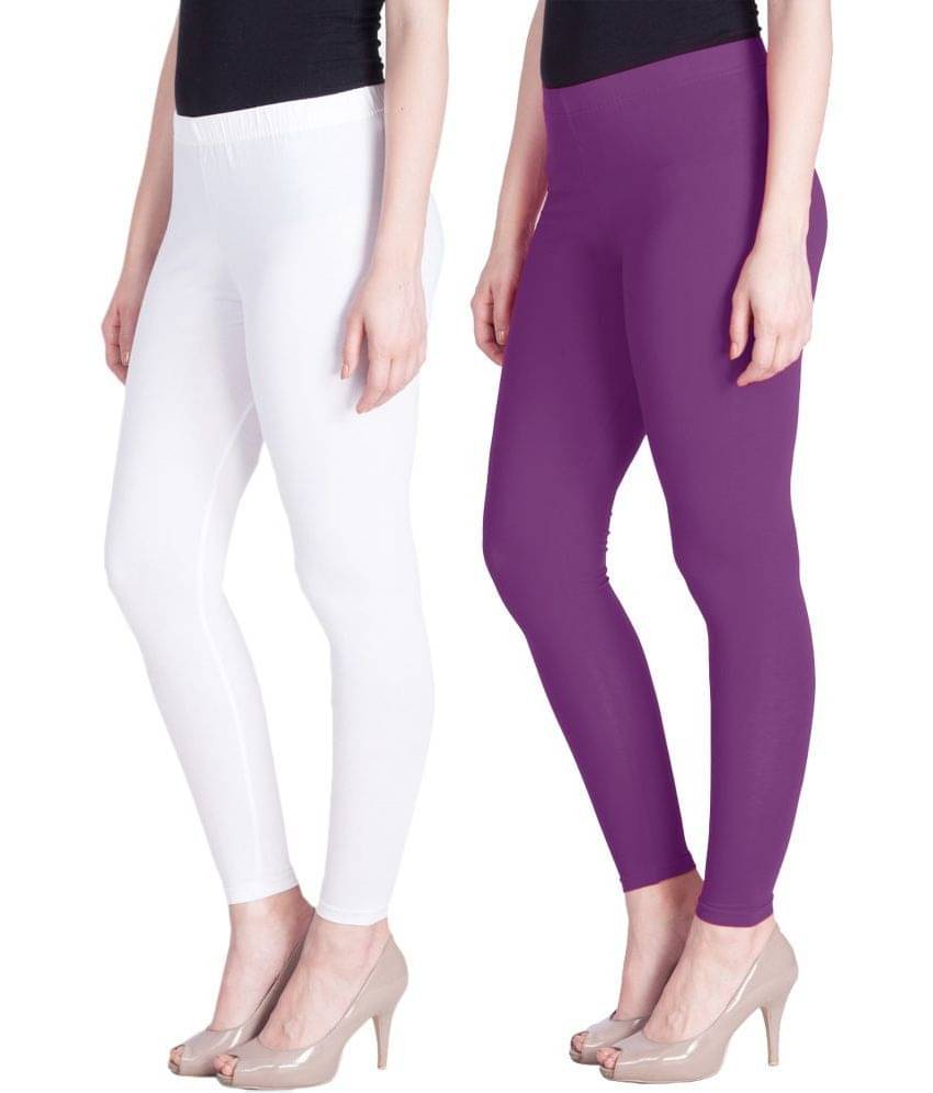     			LYRA - Multicolor Cotton Women's Churidar ( Pack of 2 )
