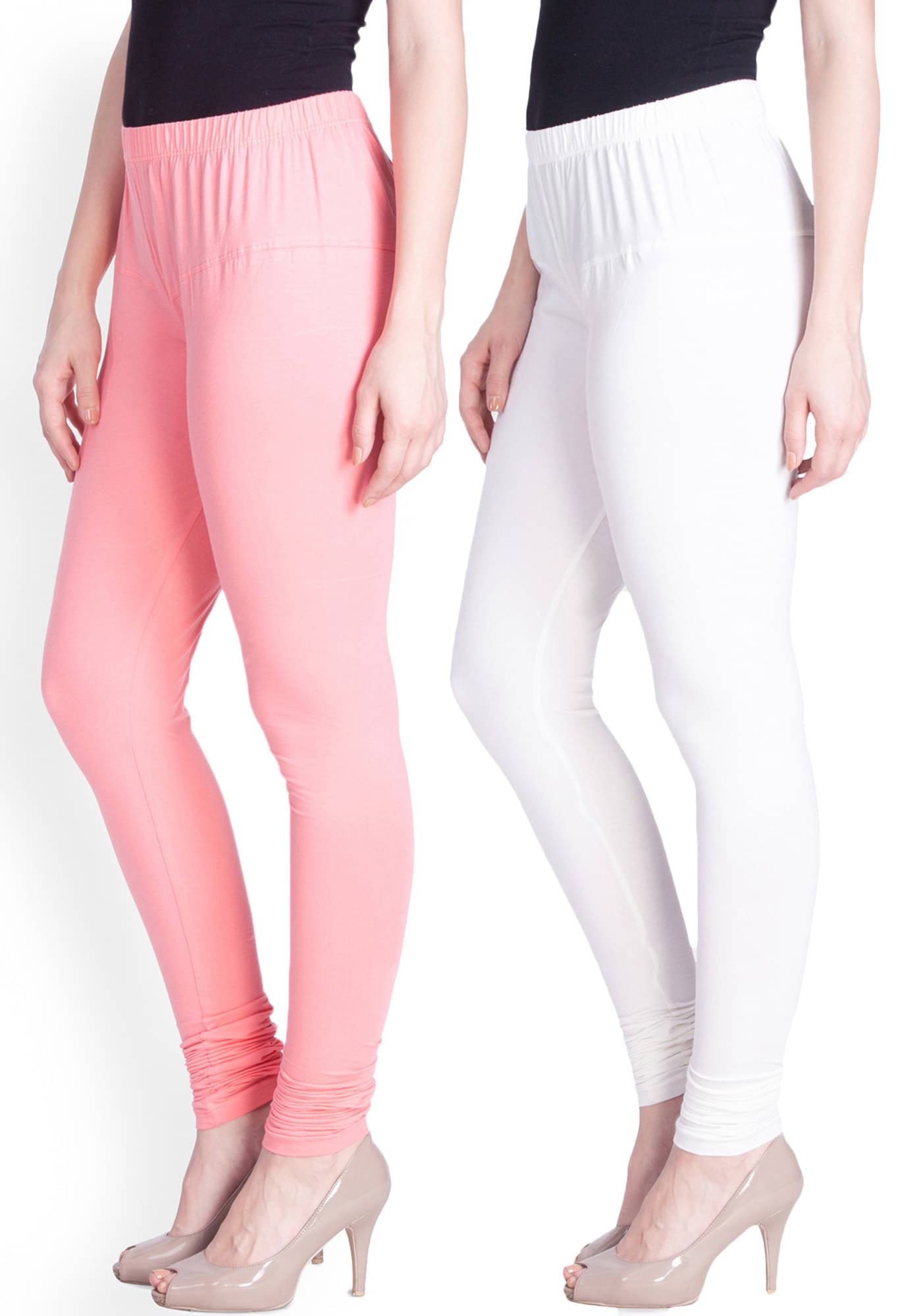     			LYRA - Multicolor Cotton Women's Leggings ( Pack of 2 )