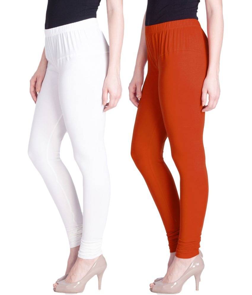     			LYRA - Multicolor Cotton Women's Leggings ( Pack of 2 )