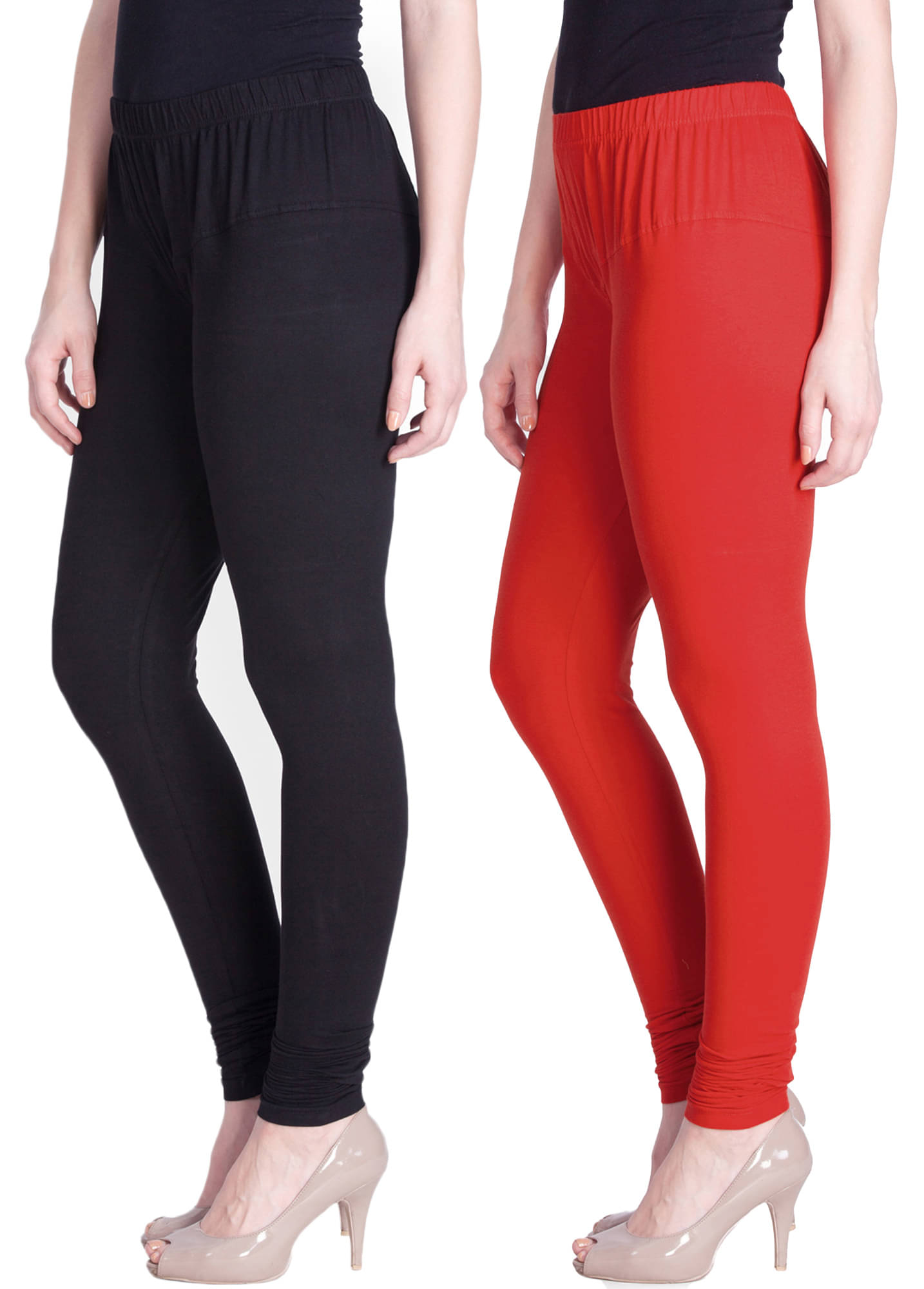     			LYRA - Multicolor Cotton Women's Leggings ( Pack of 2 )