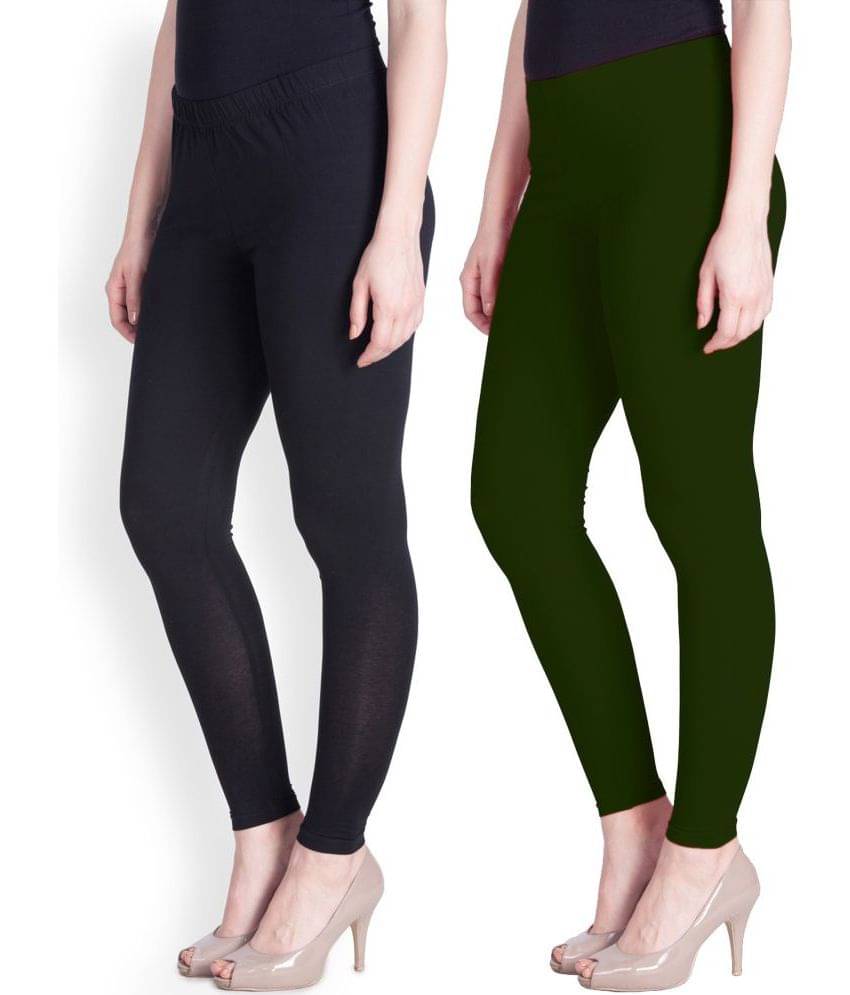     			LYRA - Multicolor Cotton Women's Churidar ( Pack of 2 )