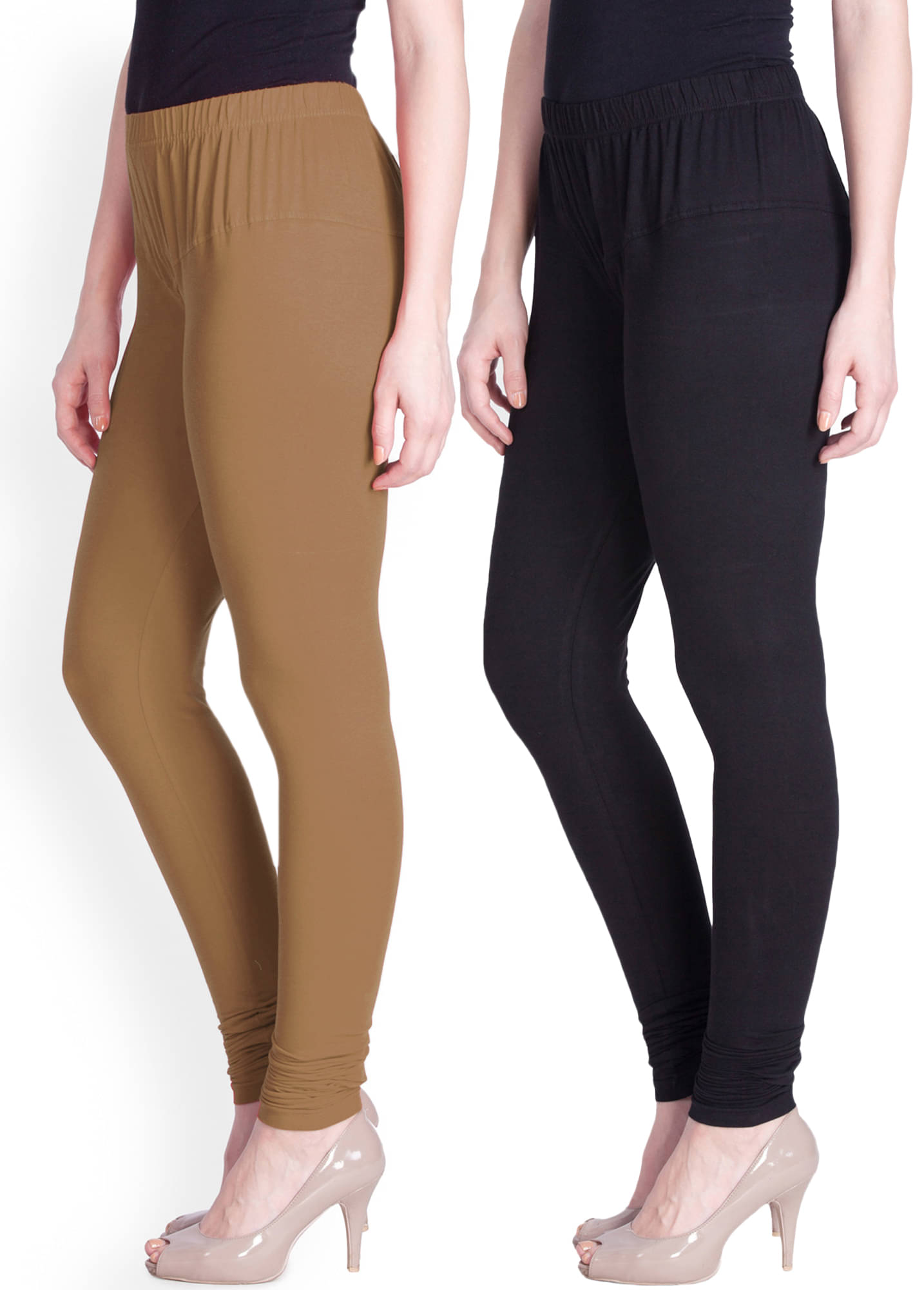     			LYRA - Multicolor Cotton Women's Leggings ( Pack of 2 )