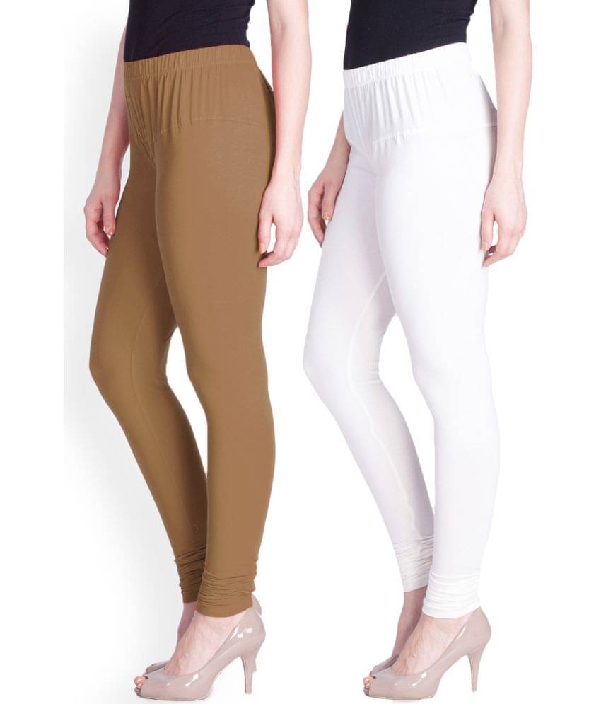     			LYRA - Multicolor Cotton Women's Leggings ( Pack of 2 )
