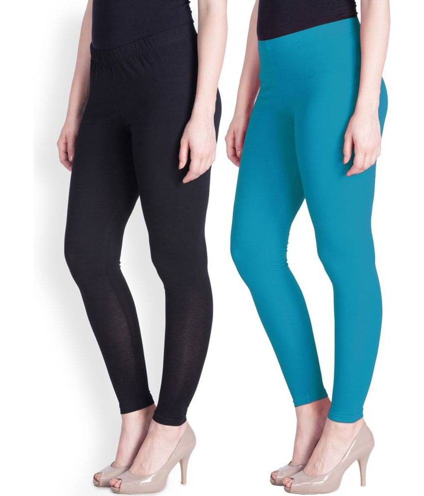     			LYRA - Multicolor Cotton Women's Churidar ( Pack of 2 )