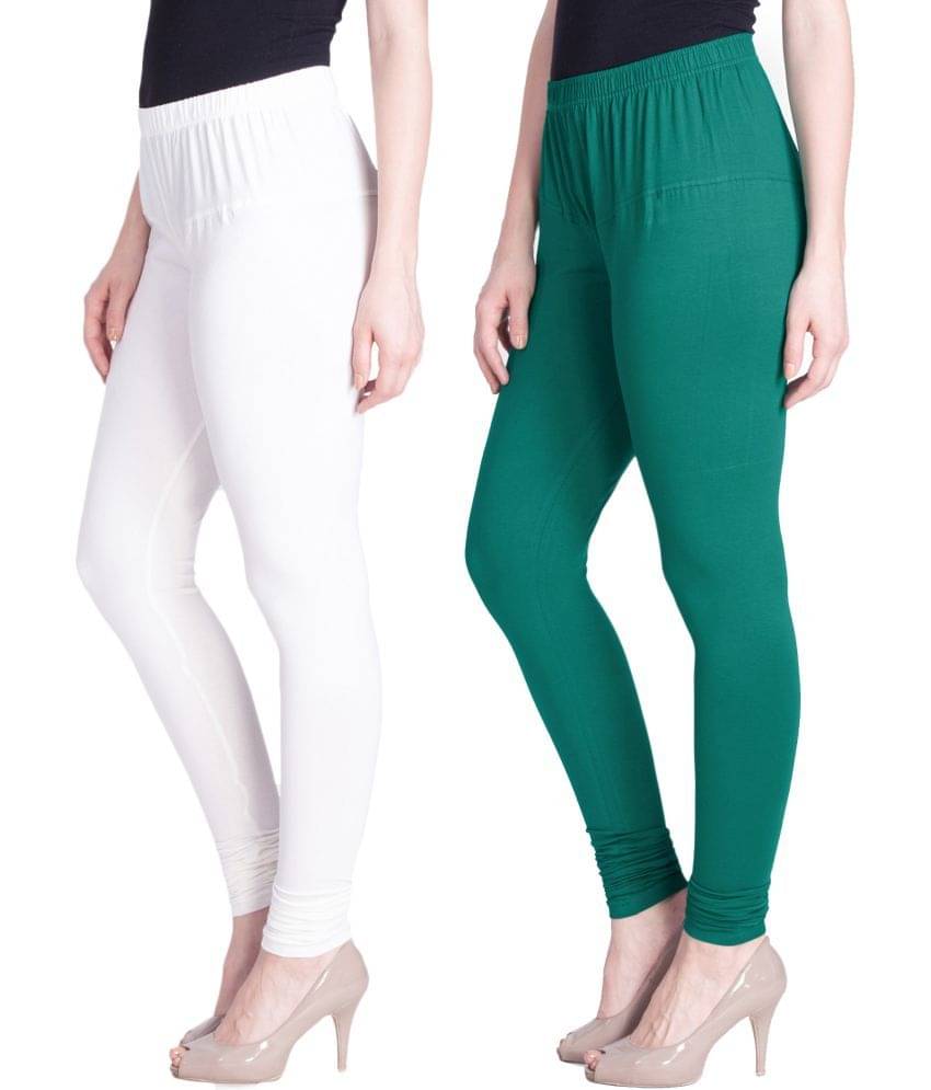     			LYRA - Multicolor Cotton Women's Leggings ( Pack of 2 )