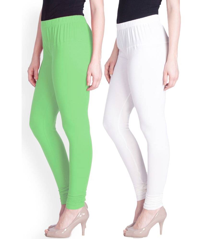     			LYRA - Multicolor Cotton Women's Leggings ( Pack of 2 )