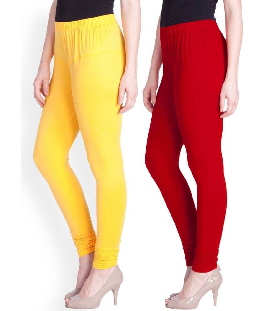     			LYRA - Multicolor Cotton Women's Leggings ( Pack of 2 )